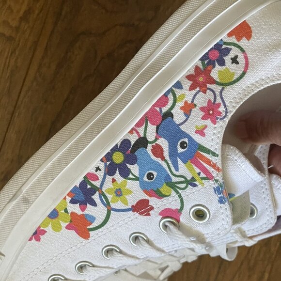 Converse Chuck Taylor All Star CTAS Ox Low Pride White/Multi/Rainbow Men's 11 Wm - Picture 7 of 13